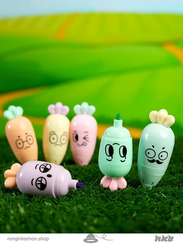 علامت زن طرح هویج شیطون Marker naughty carrot