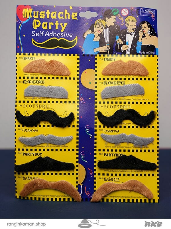 پک سیبیل 12عددی mustache pack
