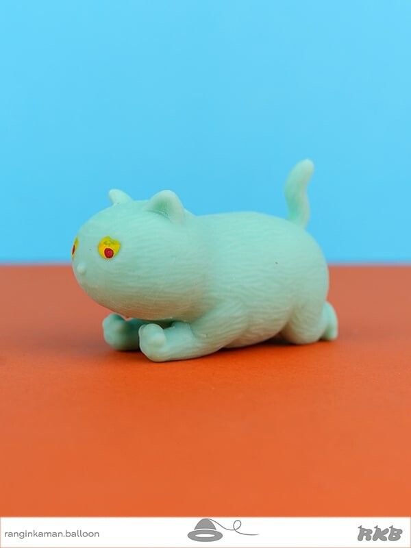 فیجت گربه پاستیلی خامه ای cat fidget
