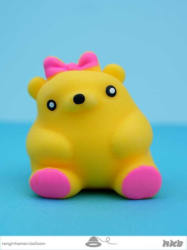 فیجت موش پاپیونی خامه ای Fidget mouse