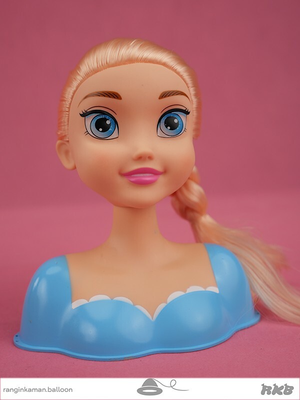 عروسک السا با اکسسوری مو Elsa doll with hair accessory