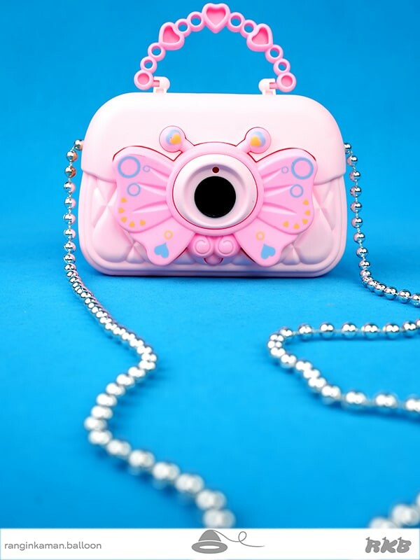 کیف حباب ساز موزیکال طرح پروانه Musical bubble bag with butterfly design