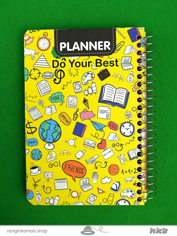 دفترچه پلنر سیمی کوچک Small wire planner notebook