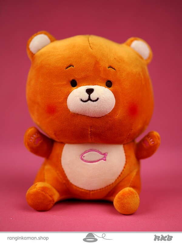 عروسک حیوانات سینه استخوانی (خرس عسلی)