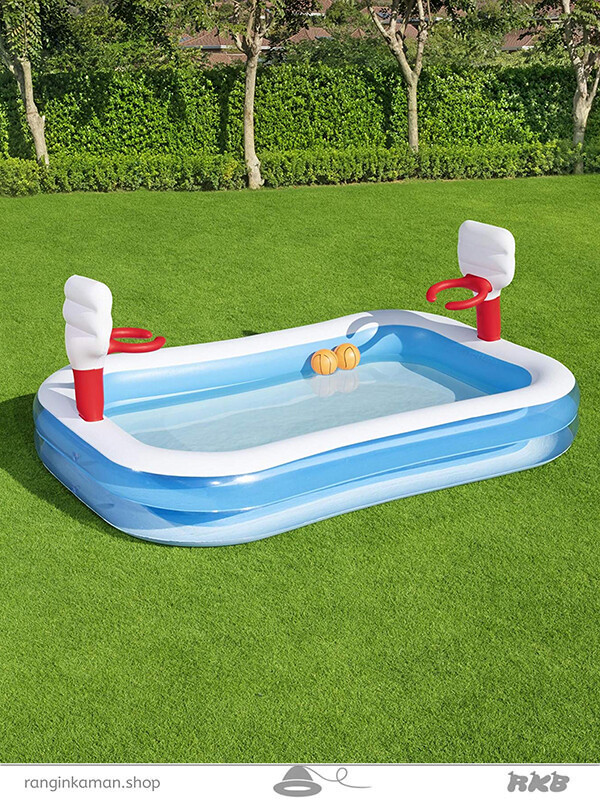 استخر بادی با بسکتبال Bestway Inflatable Pool with basketball 54122