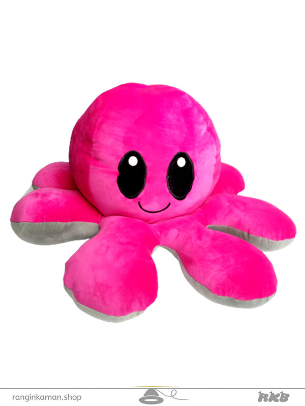 عروسک اختاپوس (هشت پا) مودی غول پیکر طوسی سرخ آبی