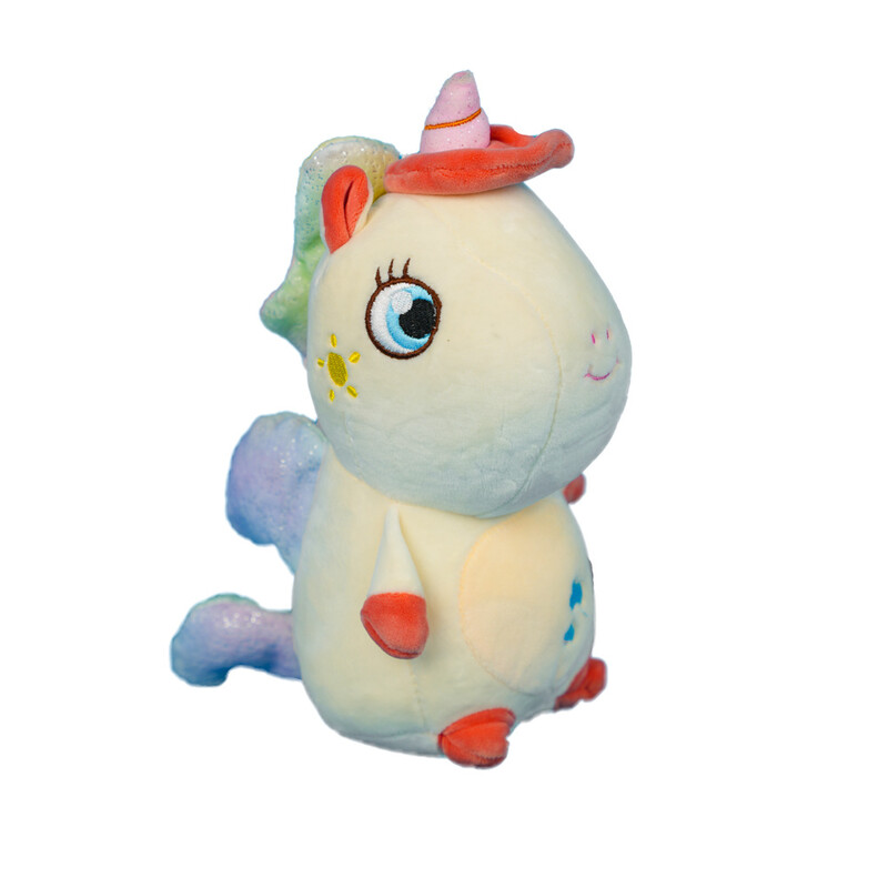 تک شاخ چشم عسلی کوچک Small honey eye unicorn 25cm