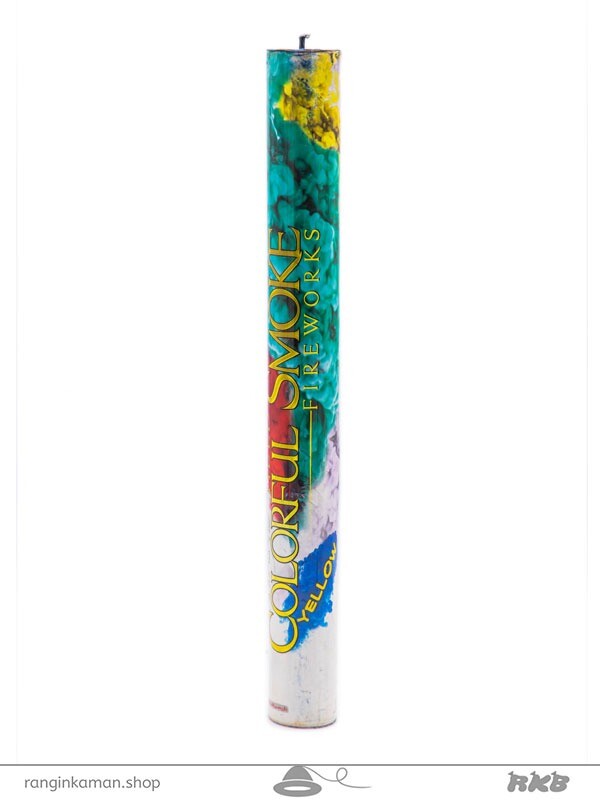 دود رنگی دستی قرمز