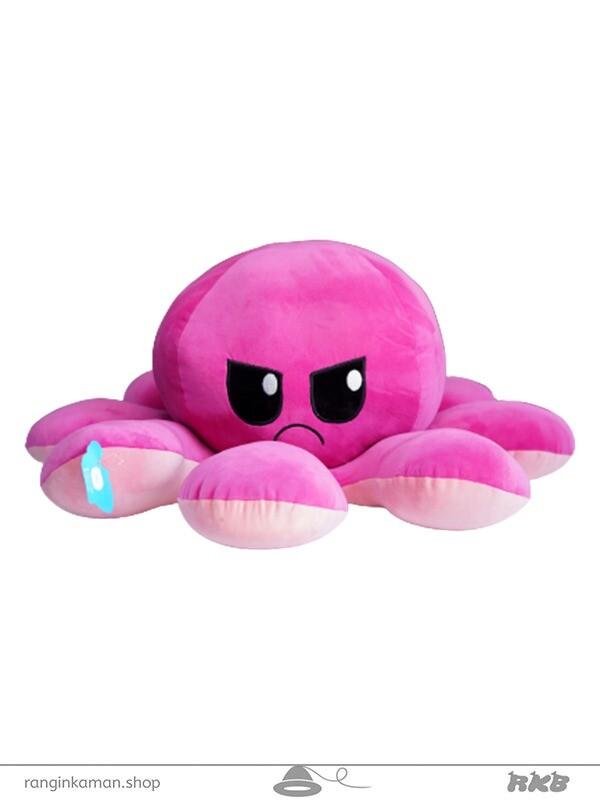 عروسک اختاپوس مودی غول پیکر سرخابی گلبهی