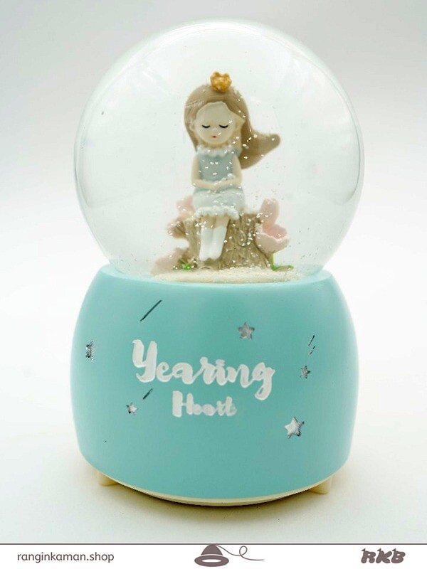 گوی دختر نشسته فول بزرگ 2-1316 (پایه سبزآبی)