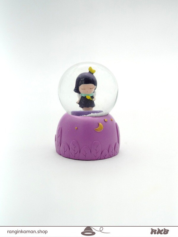 گوی سایز 1 چراغدار دختر بچه 3504 (پایه بنفش)