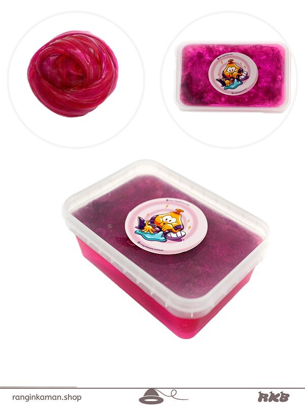 ژل بازی ابر و بادی صورتی (کد2)