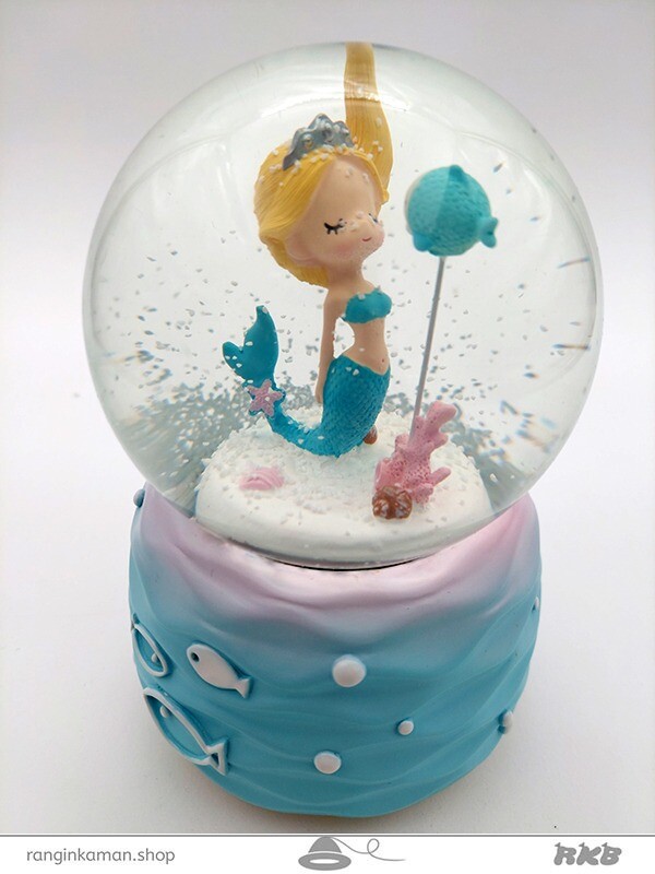 گوی موزیکال پری دریایی آبی کد ۲۷۶A