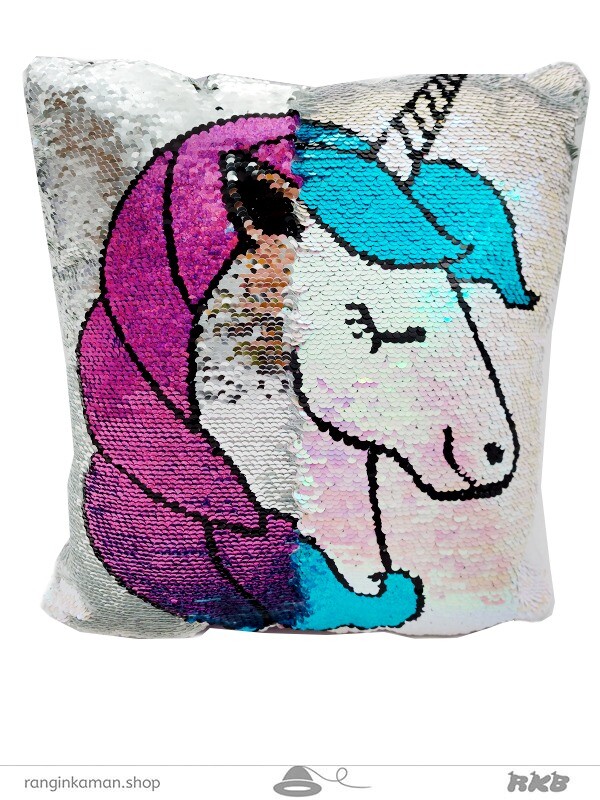 کوسن پولکی یونیکورن ( تک شاخ)