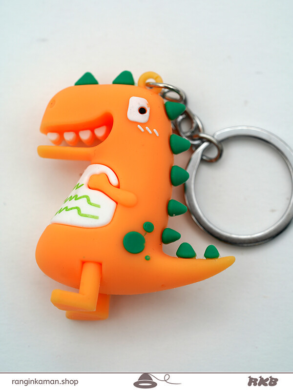 جاکلیدی سیلیکونی دایناسور Dinosaur silicone keychain