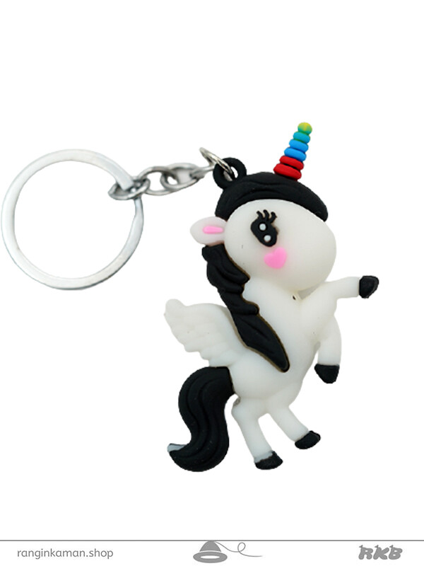 جاکلیدی سیلیکونی یونیکورن Unicorn silicone keychain