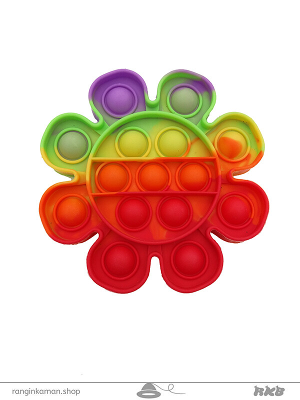 پاپت گل (فیجت سیلیکونی حبابی طرح گل)