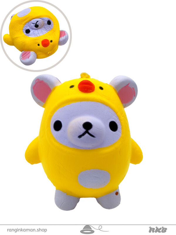 اسکوییشی خرس لباس جوجه ای