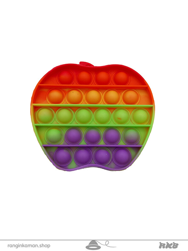 پاپت اپل (فیجت سیلیکونی حبابی طرح اپل)