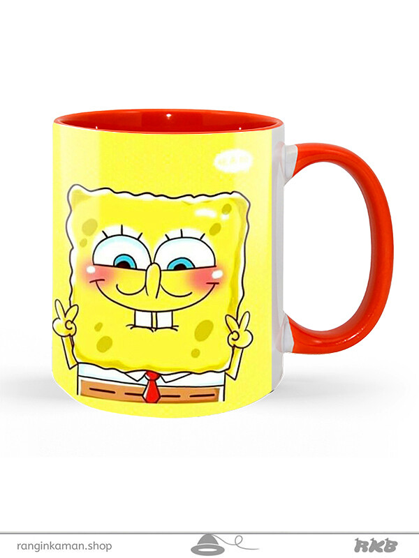 ماگ سرامیکی طرح باب اسفنجی چاپی