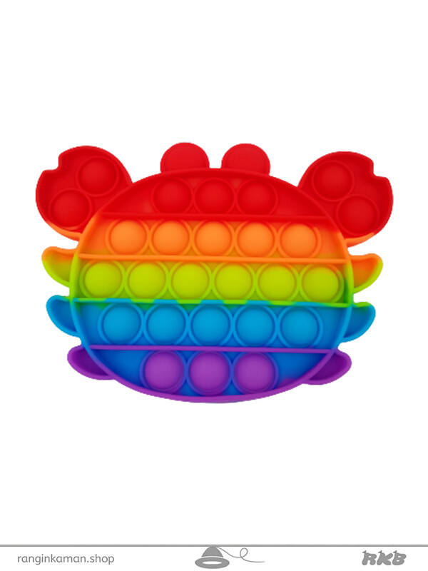 پاپت خرچنگ (فیجت سیلیکونی حبابی طرح خرچنگ)