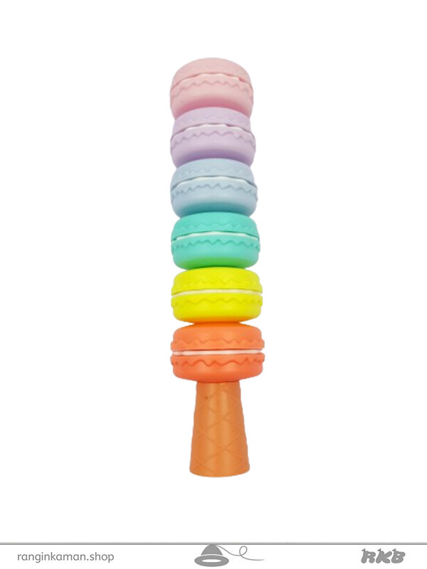 ماژیک هایلایتر طرح بیسکوییت خامه ای