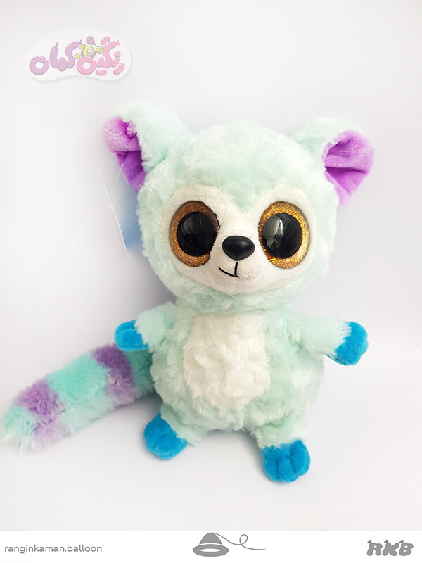 عروسک  سمور چشم تیله ای سبزآبی