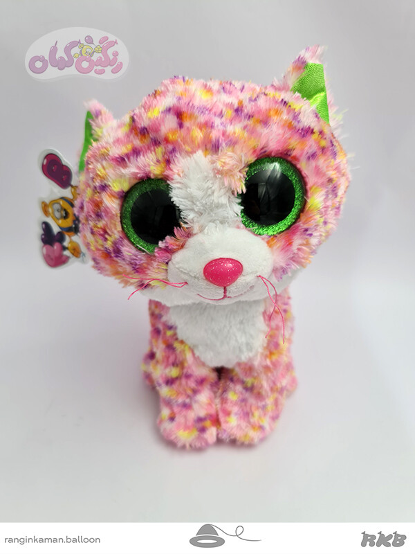 عروسک حیوانات چشم تیله ای گربه