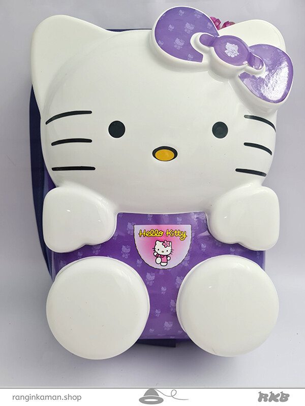 کوله پشتی طرح کیتی بنفش