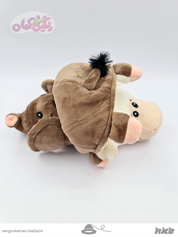 عروسک دو طرفه مدل بره و فیل