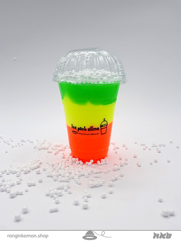 ژل بازی آیس پک کد 2 (متالیک نارنجی،زرد بلک لایت،سبز چمنی)