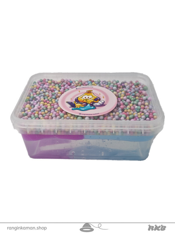 ژل بازی آدامسی 3D (سه بعدی) آبی-بنفش