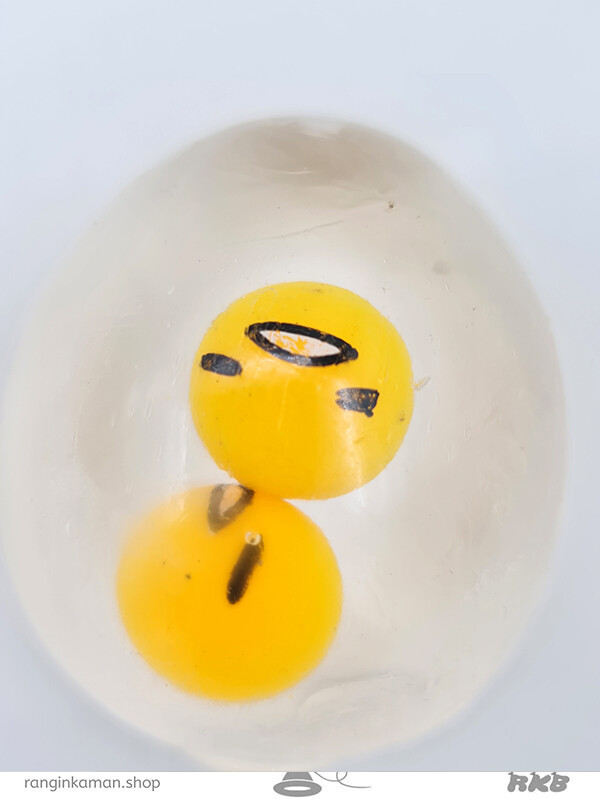 له شو تخم مرغ دو زرده خندان