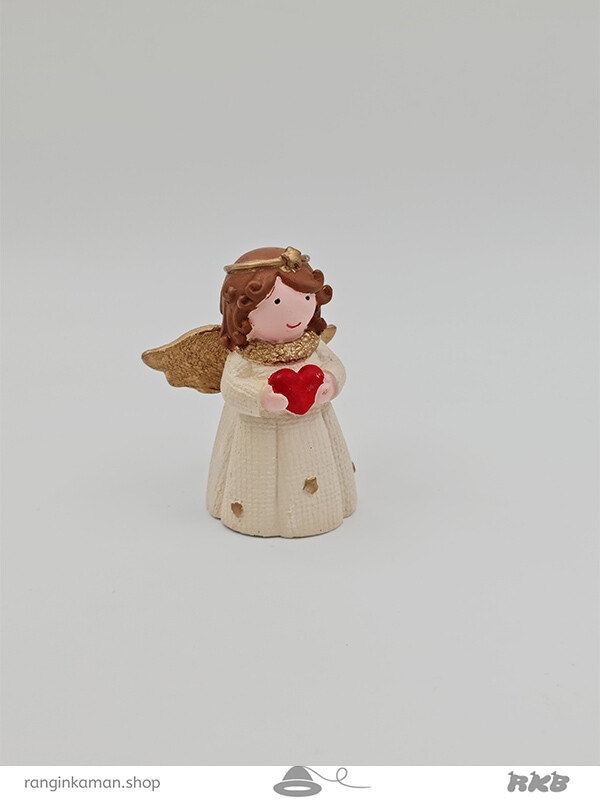 مجسمه فرشته دختر تاجدار کوچک