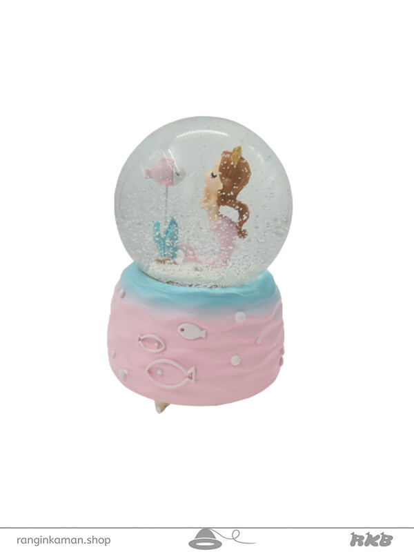 گوی موزیکال پری دریایی صورتی کد ۲۷۶B