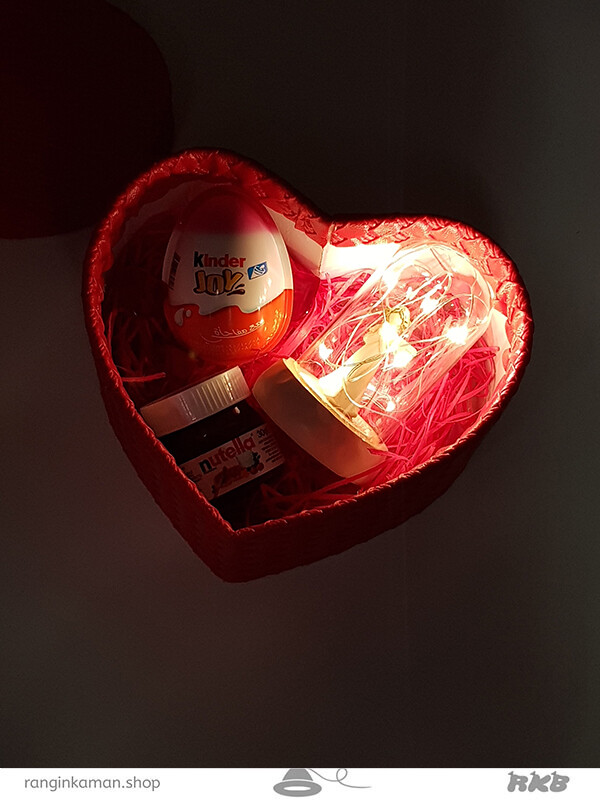 باکس هدیه آماده طرح لاو کوچک