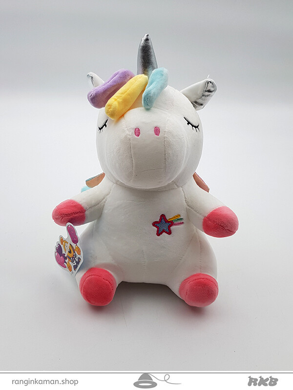 عروسک یونی کورن فرشته رنگین کمانی خوابالو