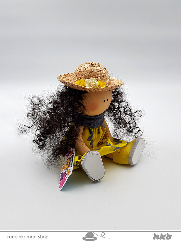 عروسک راز حصیری مو فرفری