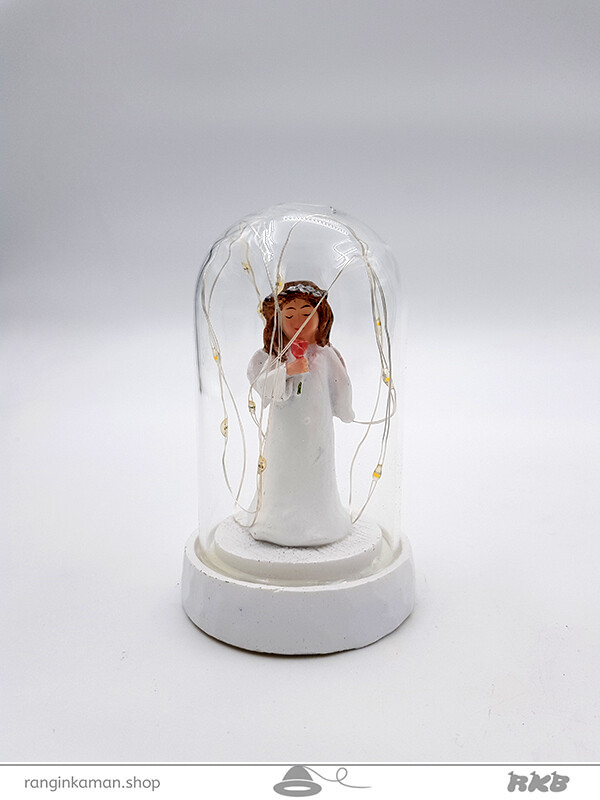 شیشه عشق فرشته بالدار چراغدار متوسط کد 2