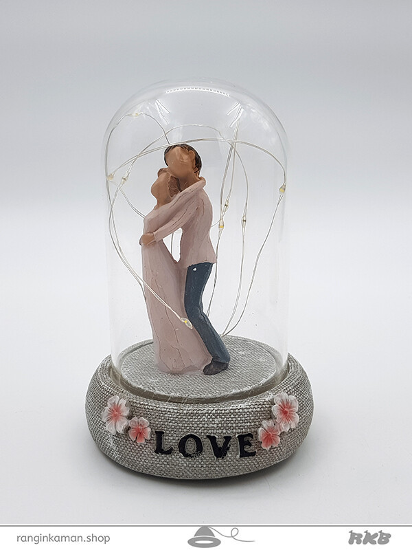 شیشه عشق چراغدار موزیکال بزرگ کد 3