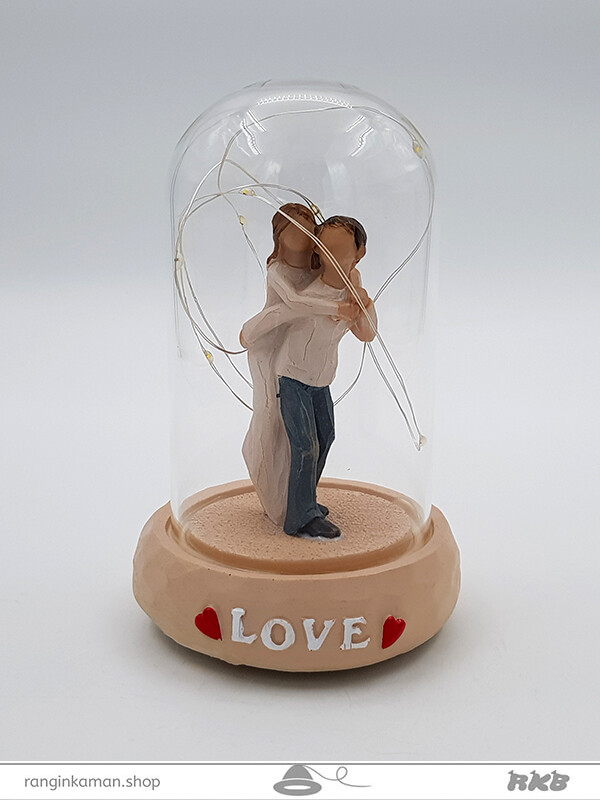 شیشه عشق چراغدار موزیکال بزرگ کد 2