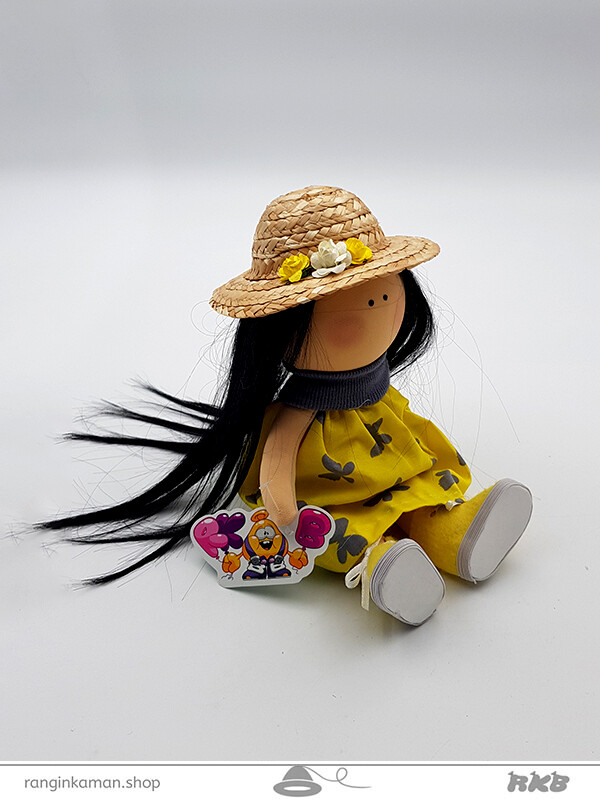 عروسک راز حصیری مو صاف