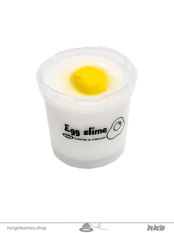 ژل بازی RKB  مدل  egg slime  ( ژل بازی تخم مرغ )