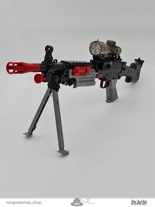 تفنگ دوربین دار تیر فومی مدل M249