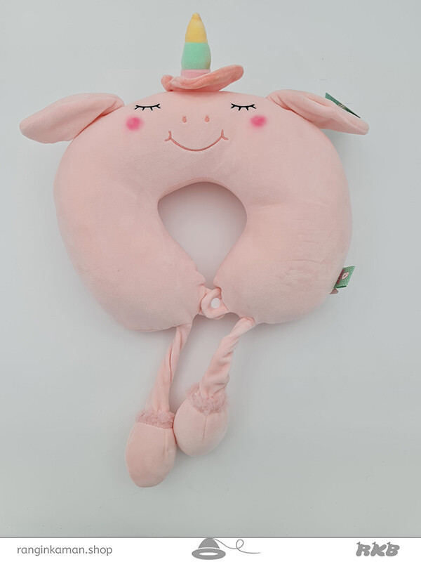 بالشت گردنی یونی کورن (تک شاخ) گوش متحرک