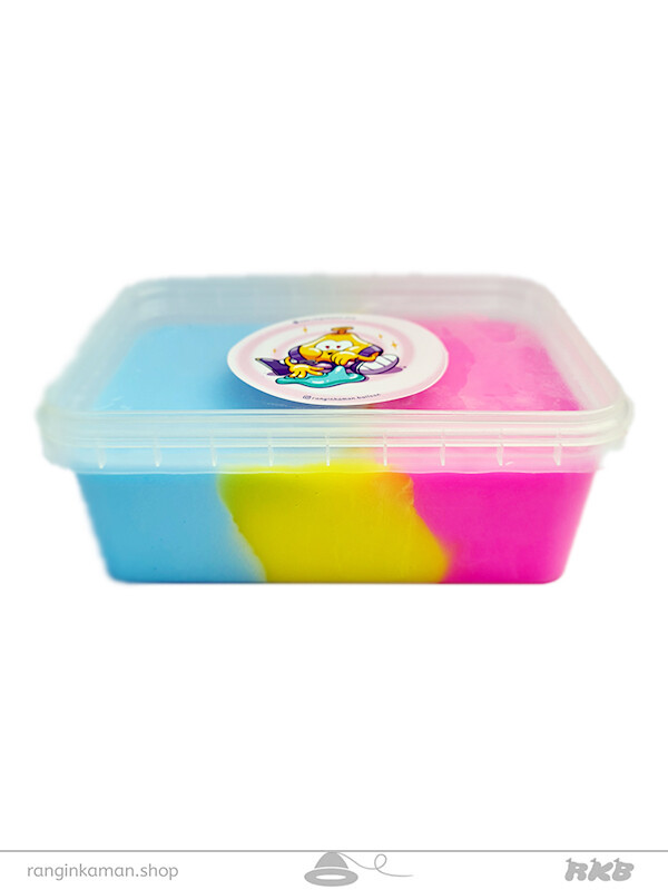 ژل بازی آدامسی 3 رنگ صورتی-زرد-آبی