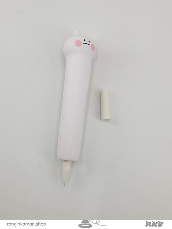 خودکار اسکویشی طرح کله خرگوش Rabbit head design squishy pen