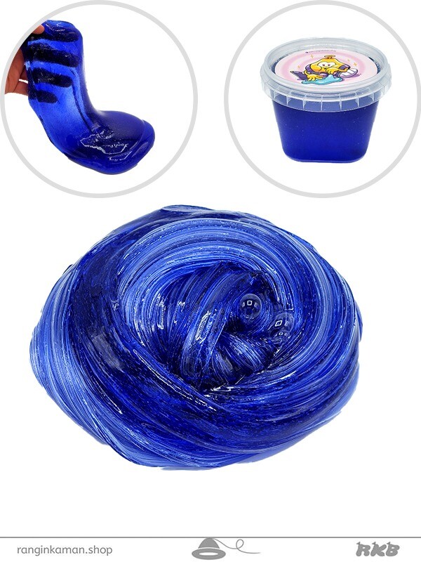 ژل بازی شفاف آبی کاربنی