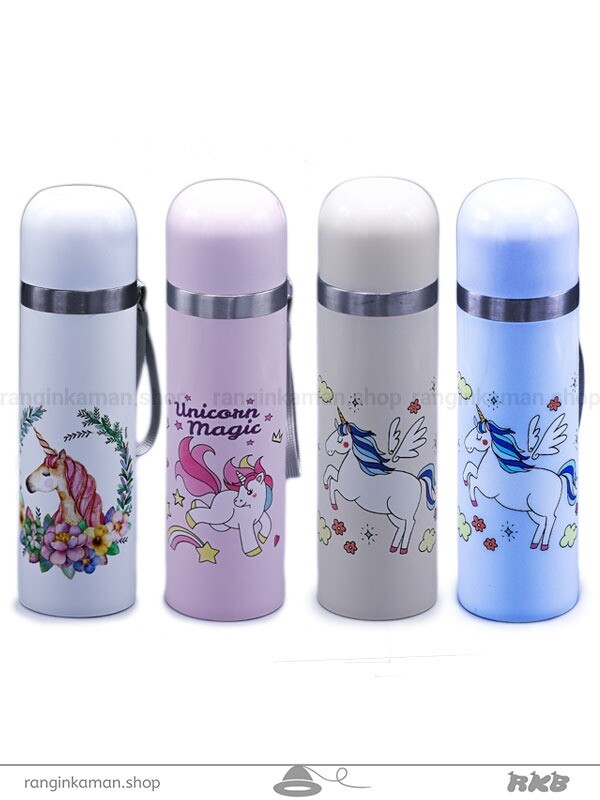 فلاسک طرح یونیکورن (اسب تک شاخ)