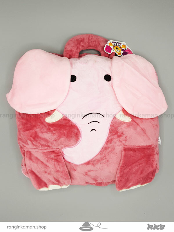 پتو عروسکی (فیل صورتی)